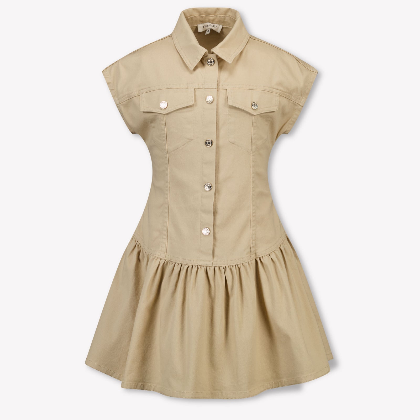 Twinset Kinder Meisjes Jurk In Beige