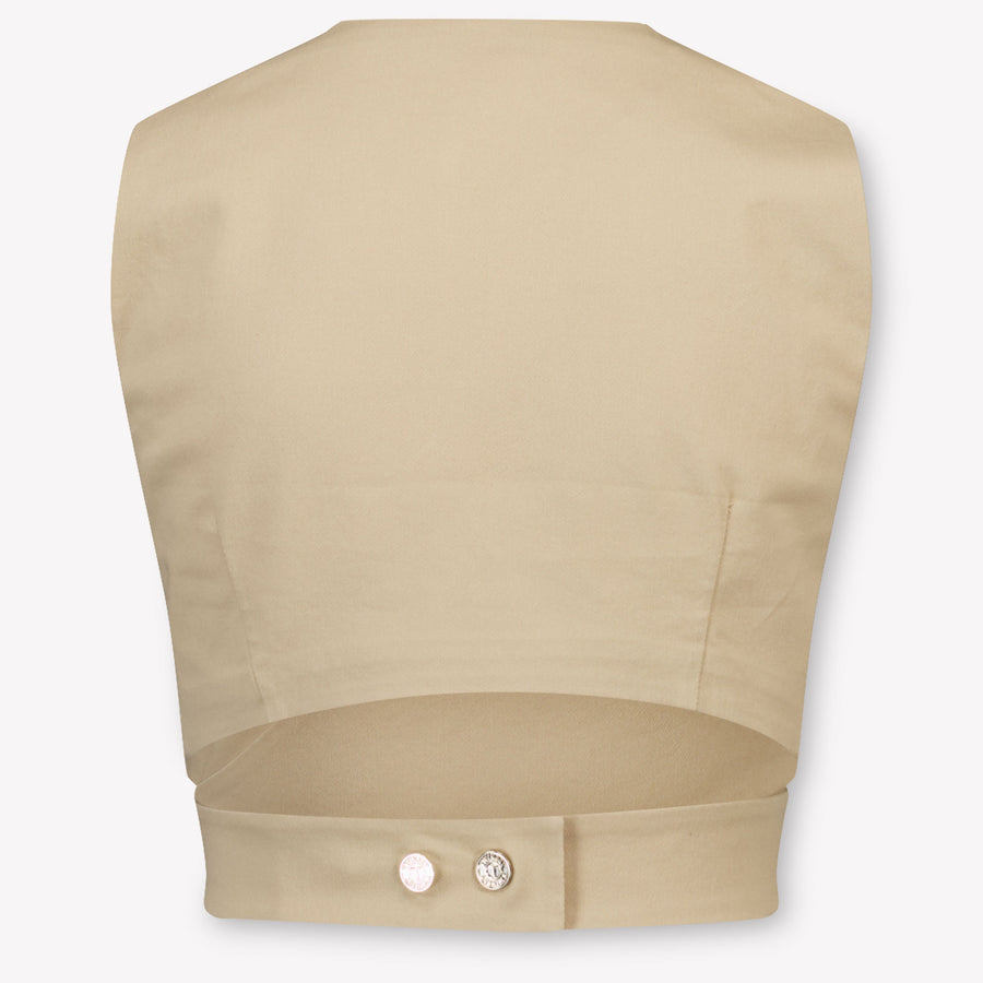 Twinset Kinder Meisjes T-Shirt In Beige