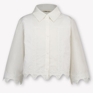 Twinset Kinder Meisjes Blouse In Wit