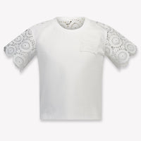 Twinset Kinder Meisjes T-Shirt In Wit