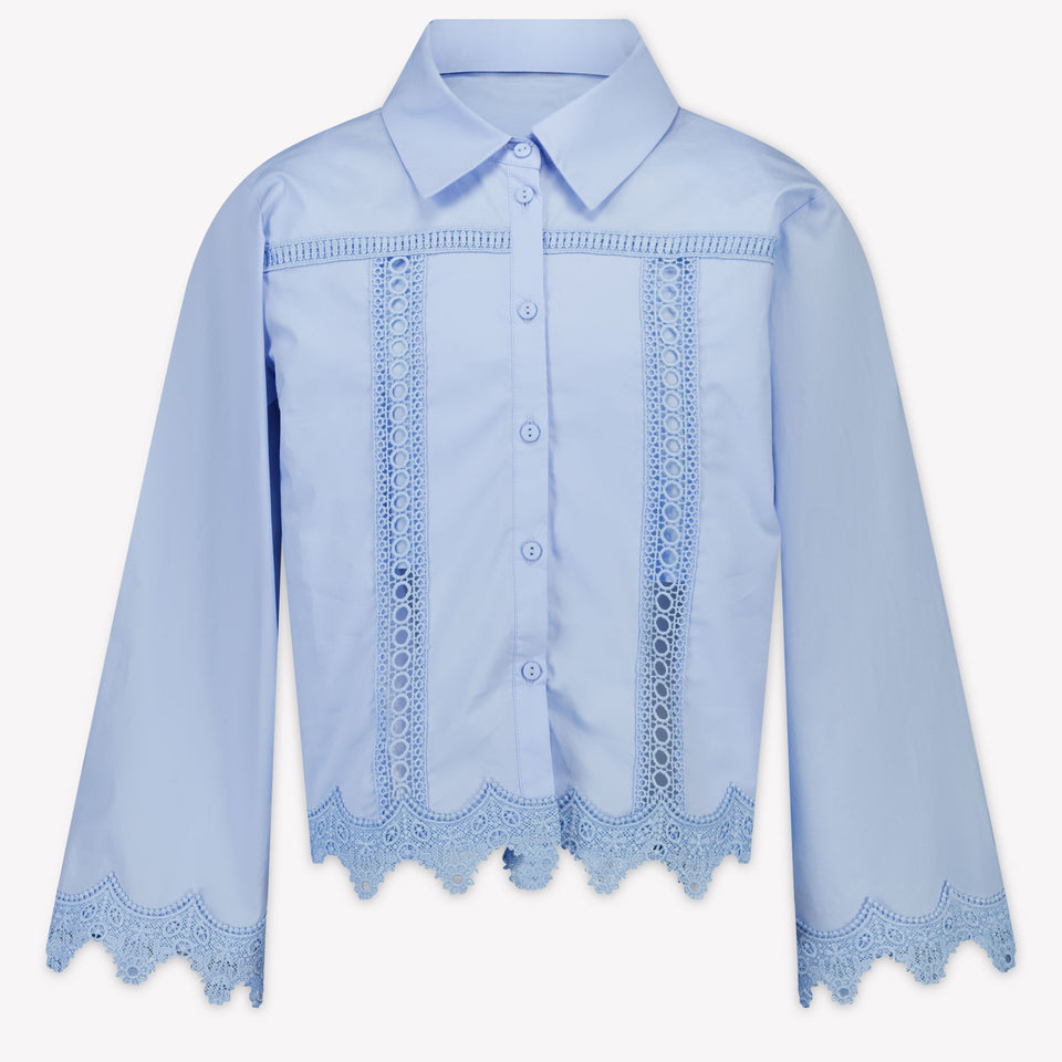 Twinset Kinder Meisjes Blouse In Licht Blauw