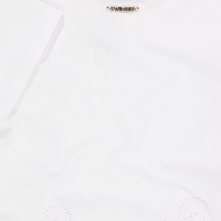 Twinset Kinder Meisjes T-Shirt In Wit