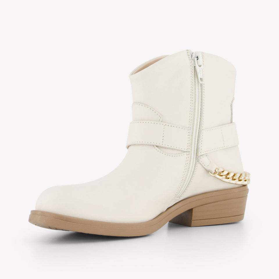 Twinset Meisjes Laarzen In Ecru