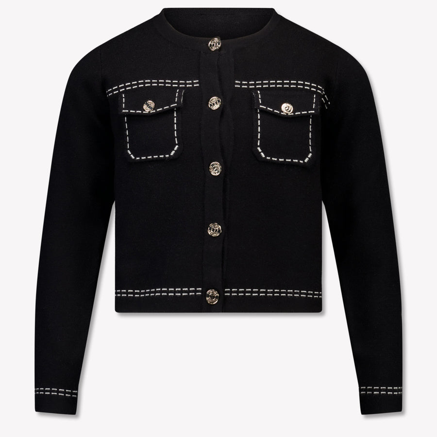 Twinset Kinder Meisjes Vest In Zwart