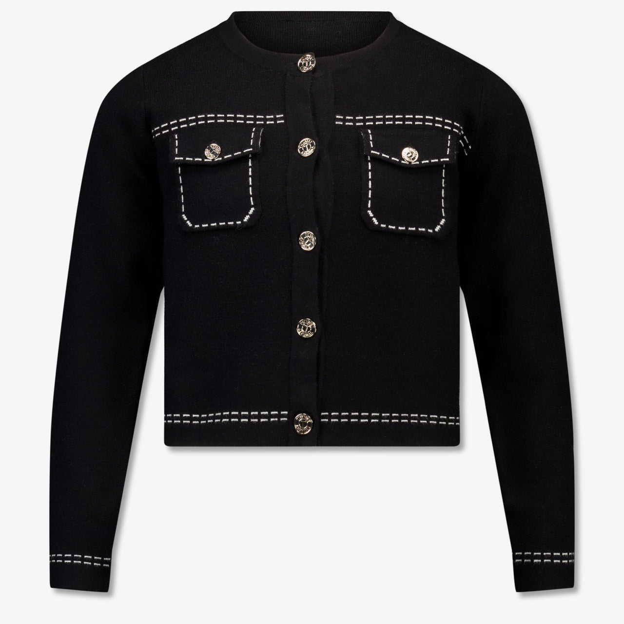 Twinset Kinder Meisjes Vest In Zwart