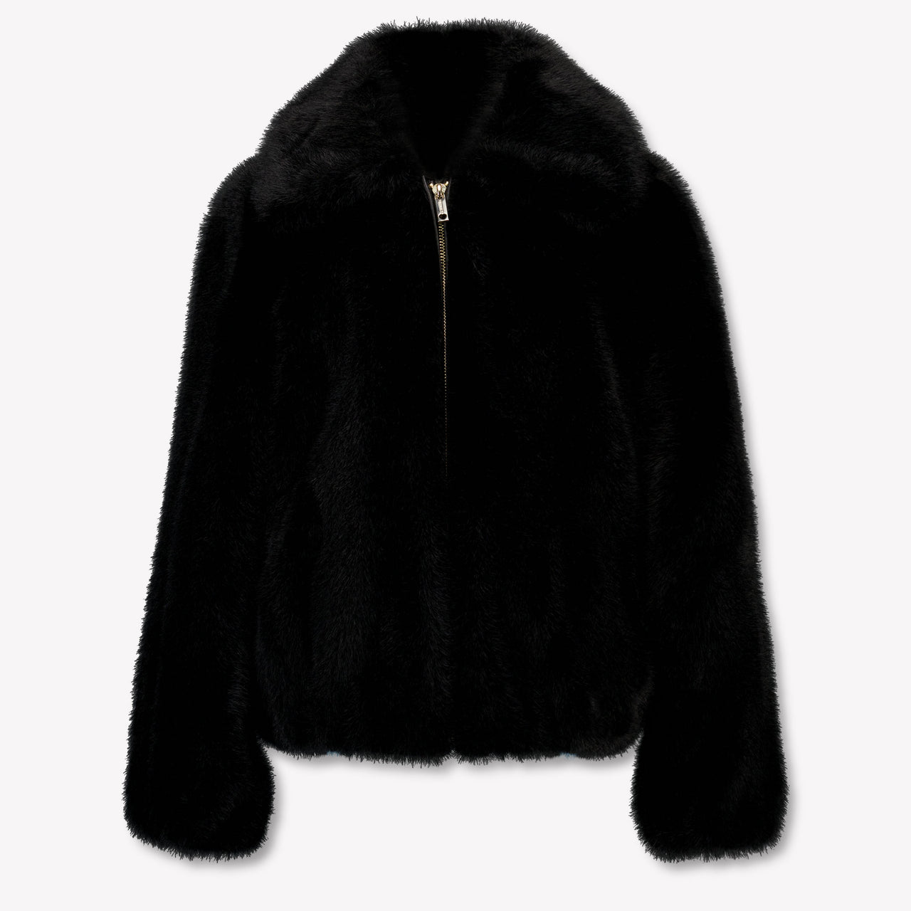 Twinset Kinder Meisjes Faux Fur Jassen In Zwart