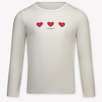 Twinset Kinder Meisjes T-Shirt In Off White