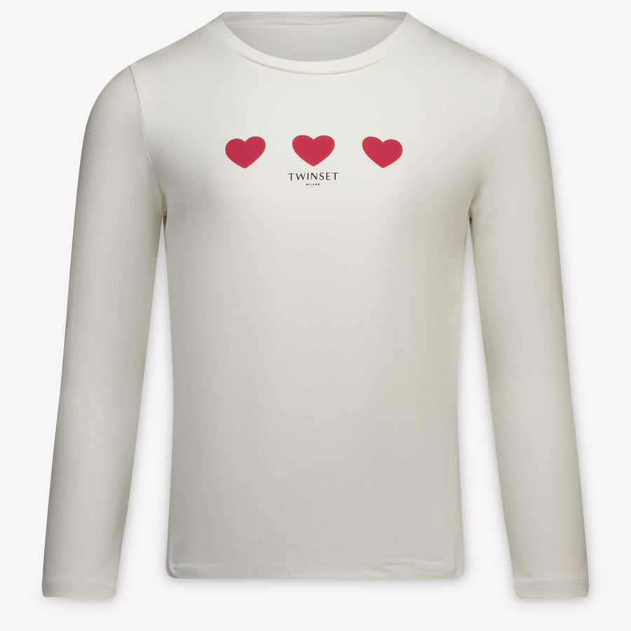 Twinset Kinder Meisjes T-Shirt In Off White