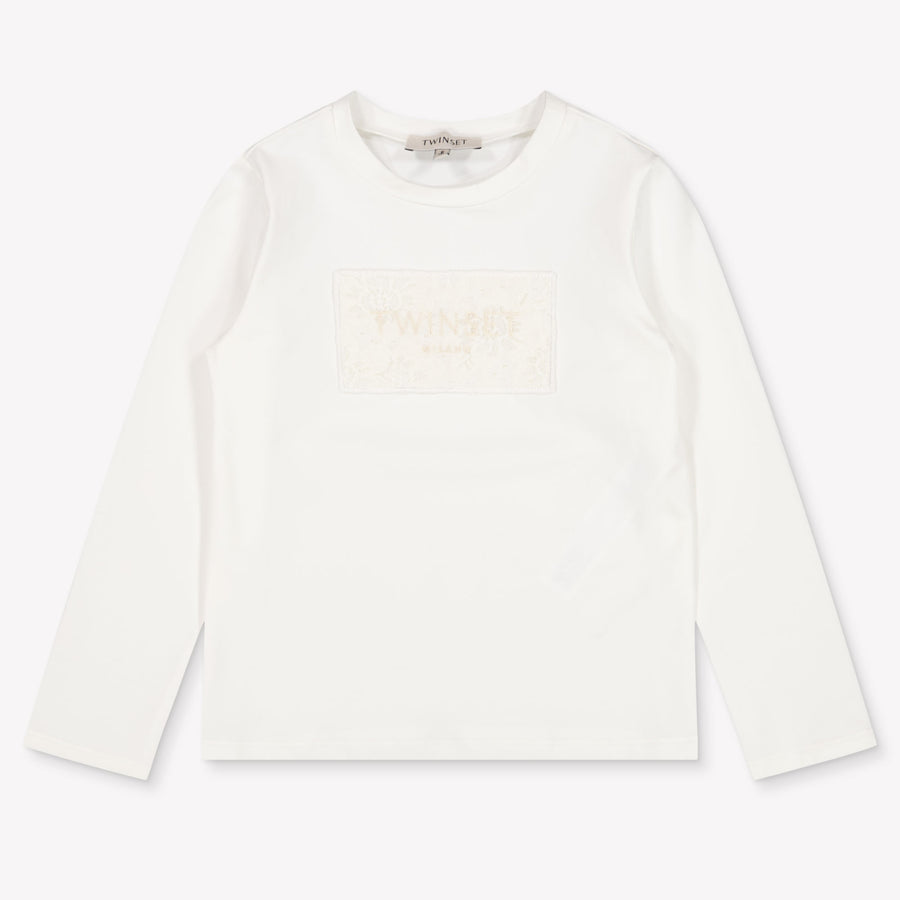 Twinset Girls T-Shirt in Off-White