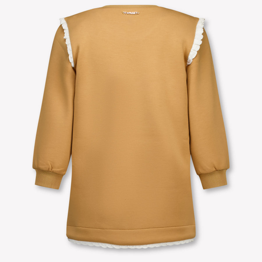 Twinset Kinder Meisjes Jurk In Beige