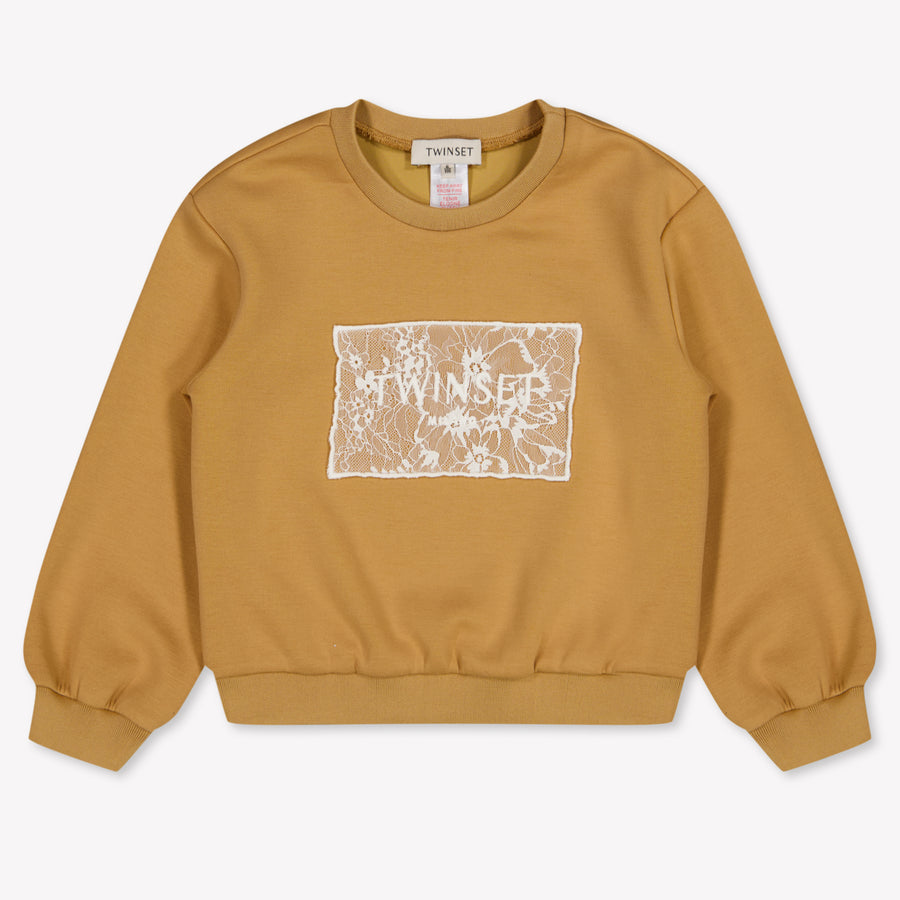 Twinset Girls Sweater in Beige