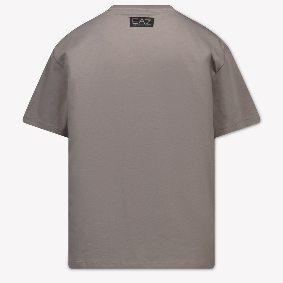EA7 Kinder Jongens T-Shirt In Licht Grijs