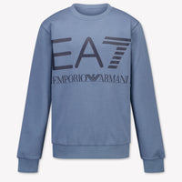 EA7 Kinder Jongens Trui In Licht Blauw