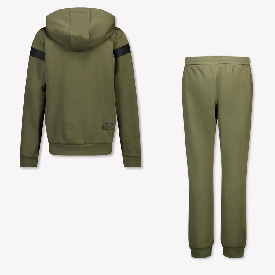 EA7 Kinder Jongens Joggingpak In Army