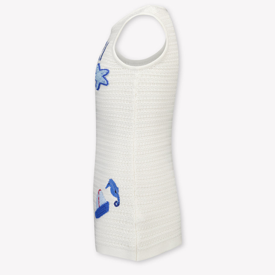 MC2 Saint Barth Kinder Meisjes Jurk In Off White