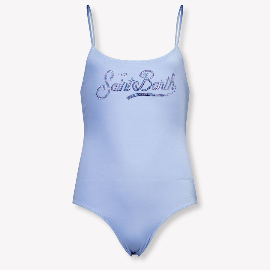 MC2 Saint Barth Kinder Meisjes Zwemkleding In Licht Blauw