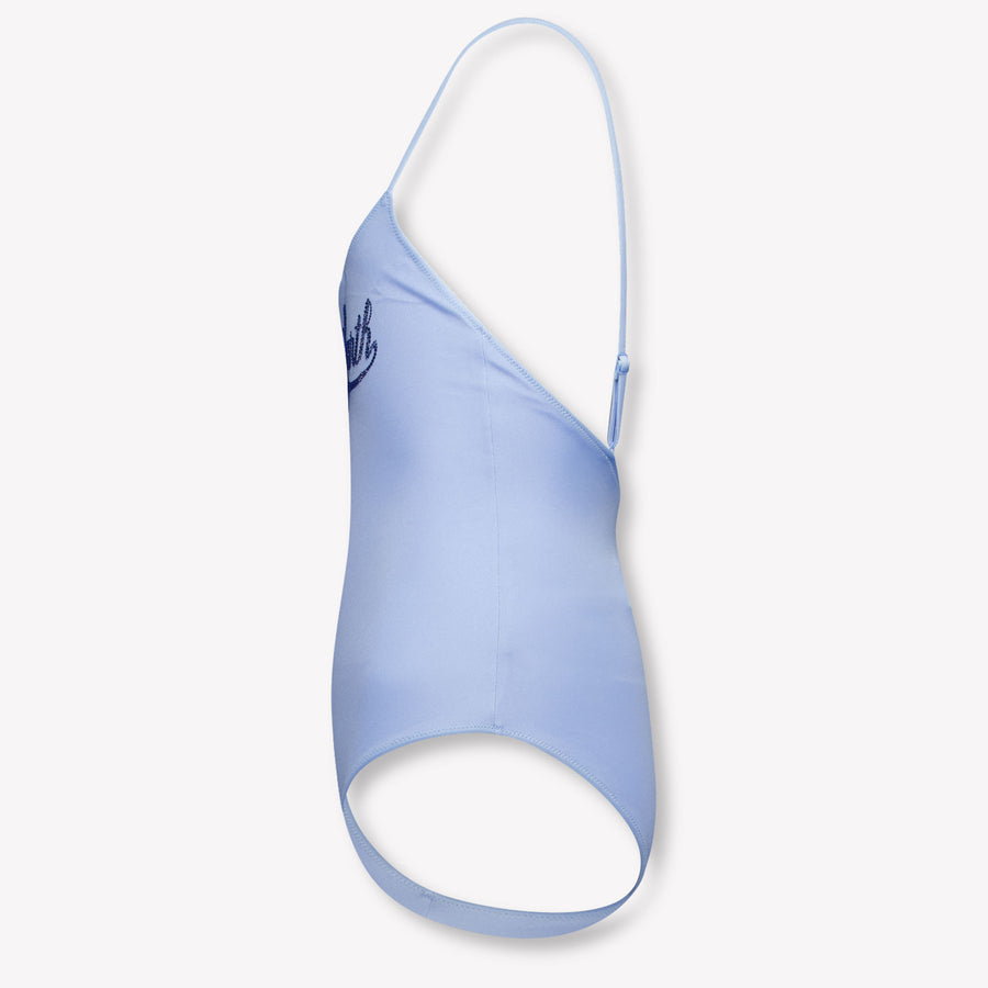MC2 Saint Barth Kinder Meisjes Zwemkleding In Licht Blauw