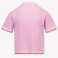 MC2 Saint Barth Kinder Meisjes Polo In Roze