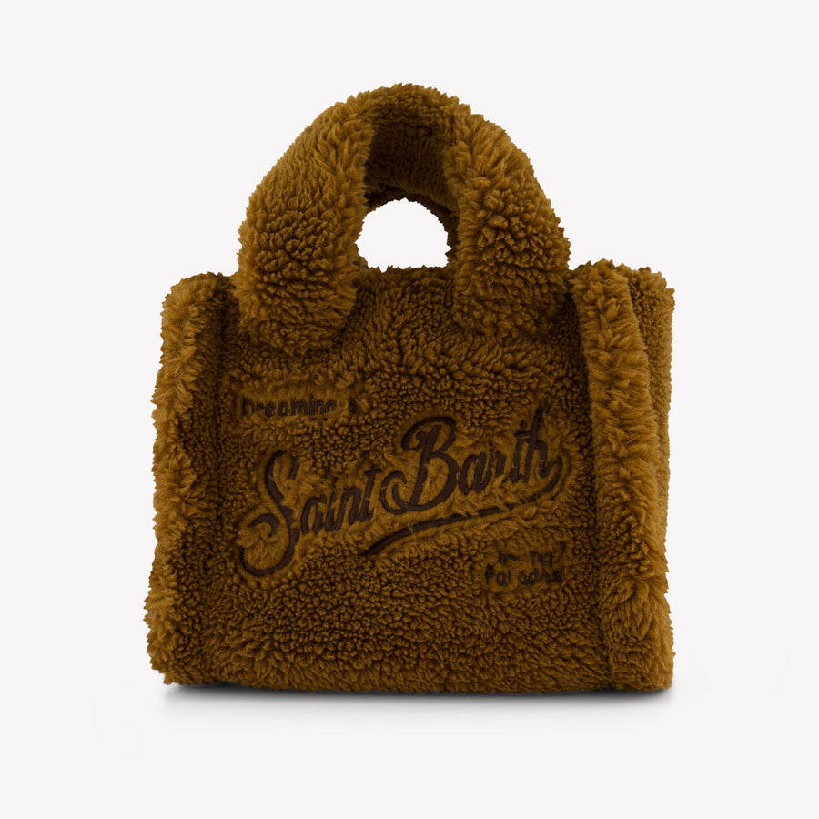 MC2 Saint Barth Kids Girls Bag In Camel