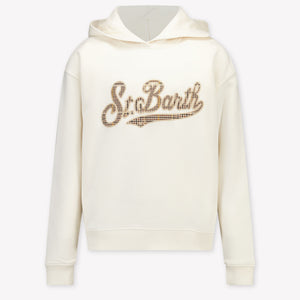 MC2 Saint Barth Kinder Meisjes Trui In Off White