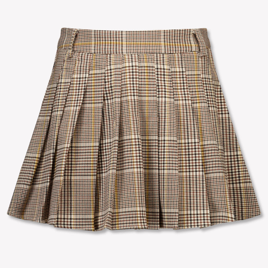 MC2 Saint Barth Kids Girls Skirt In Brown