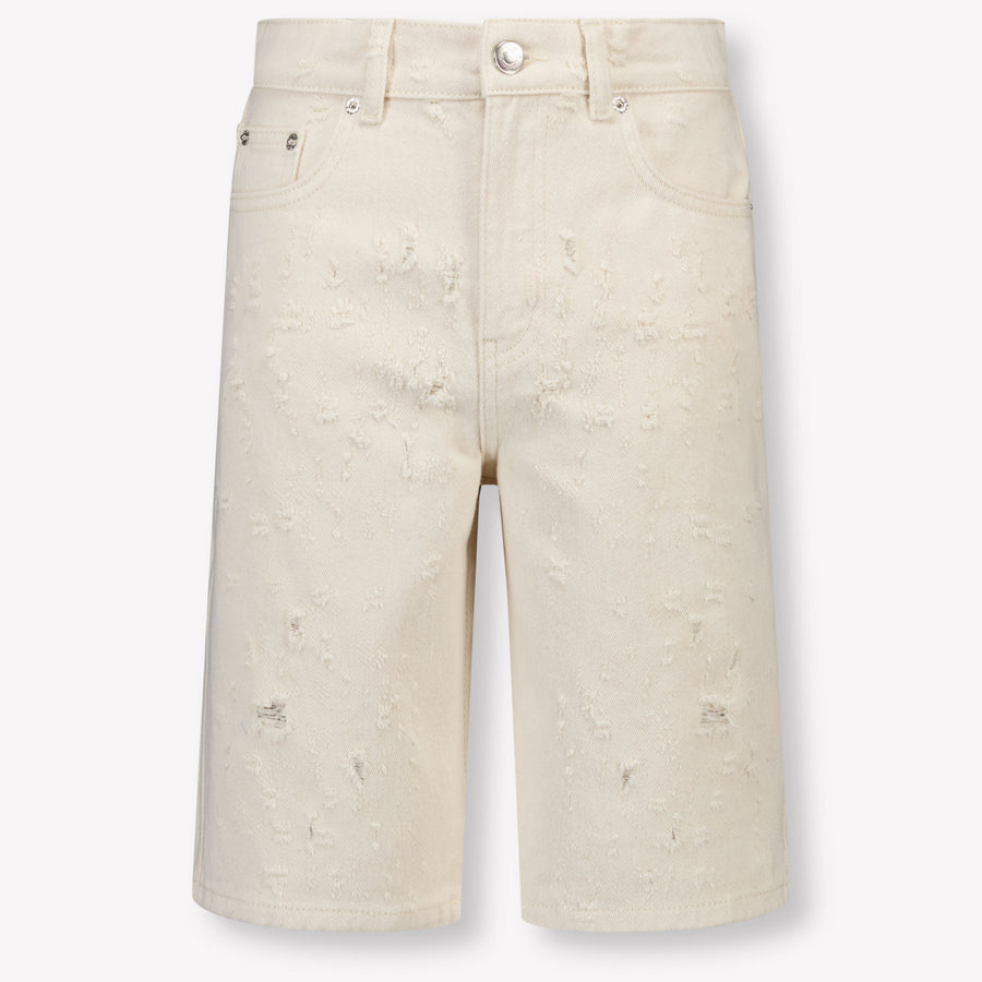 MSGM Boys Short in Off-White