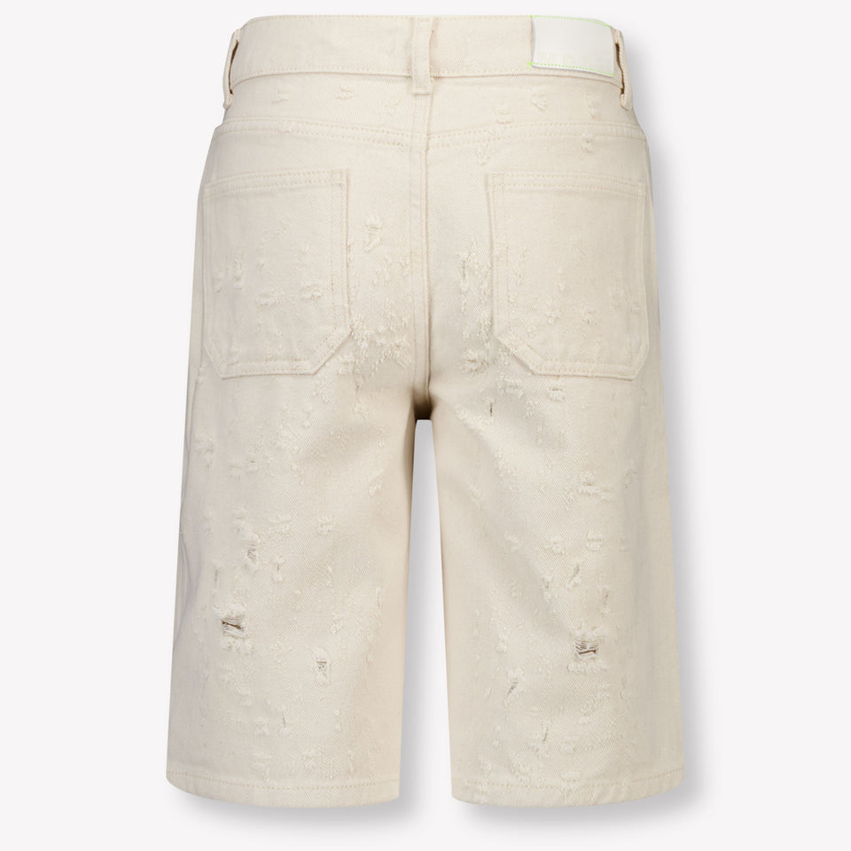 MSGM Kinder Jongens Shorts In Off White