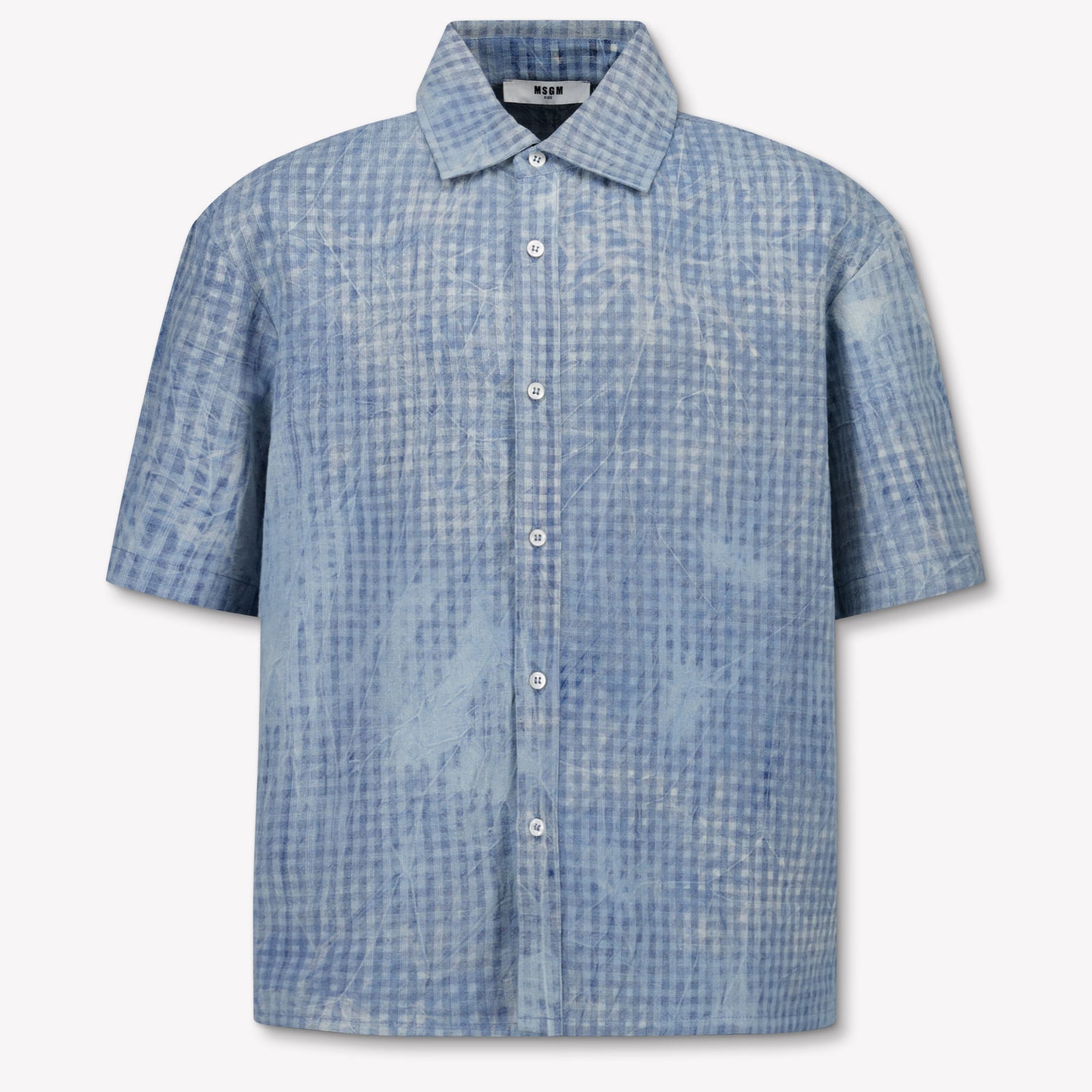 MSGM Kinder Jongens Overhemd In Jeans