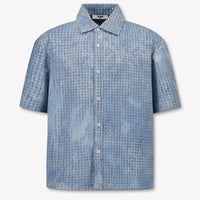 MSGM Kinder Jongens Overhemd In Jeans