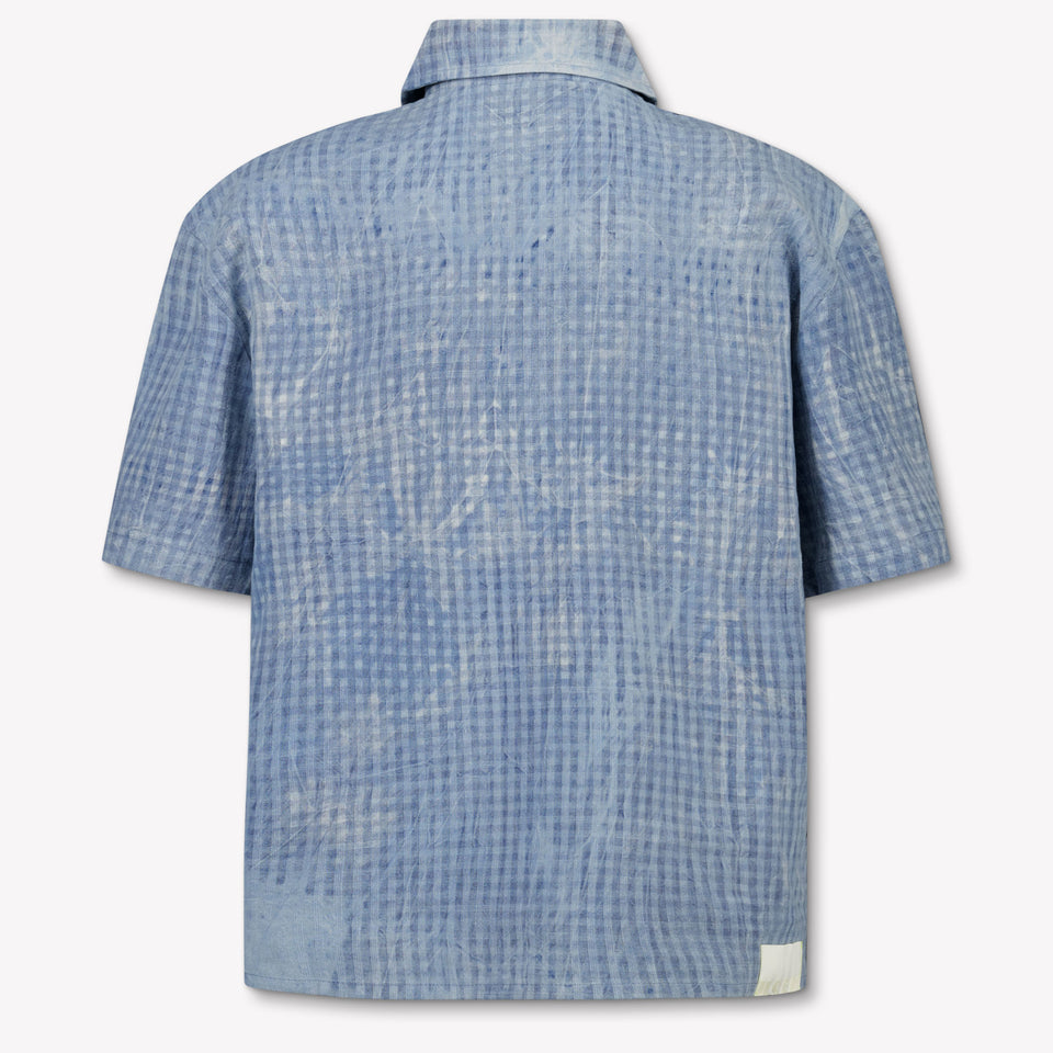 MSGM Kinder Jongens Overhemd In Jeans