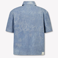 MSGM Kinder Jongens Overhemd In Jeans