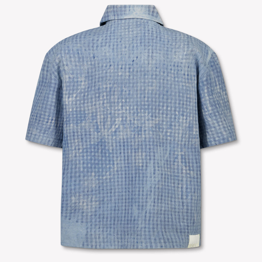 MSGM Kinder Jongens Overhemd In Jeans