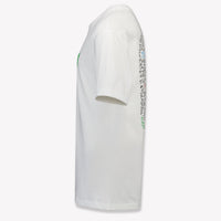 MSGM Kinder Jongens T-Shirt in Creme