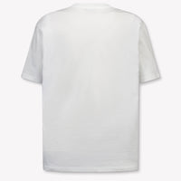 MSGM Kinder Jongens T-Shirt In Wit