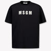 MSGM Kinder Jongens T-Shirt In Zwart