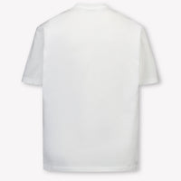 MSGM Kinder Jongens T-Shirt In Wit