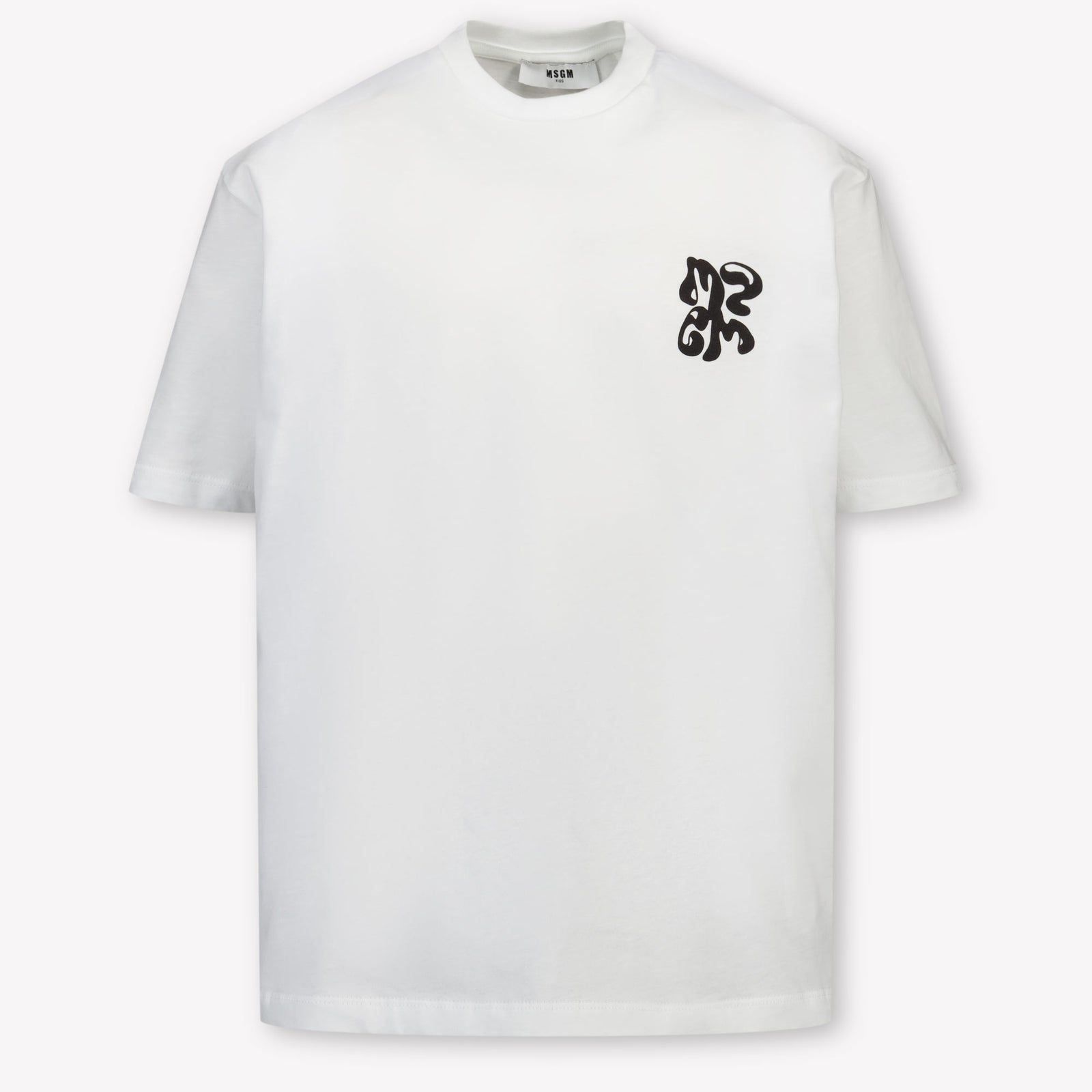 MSGM Kinder Jongens T-Shirt In Wit