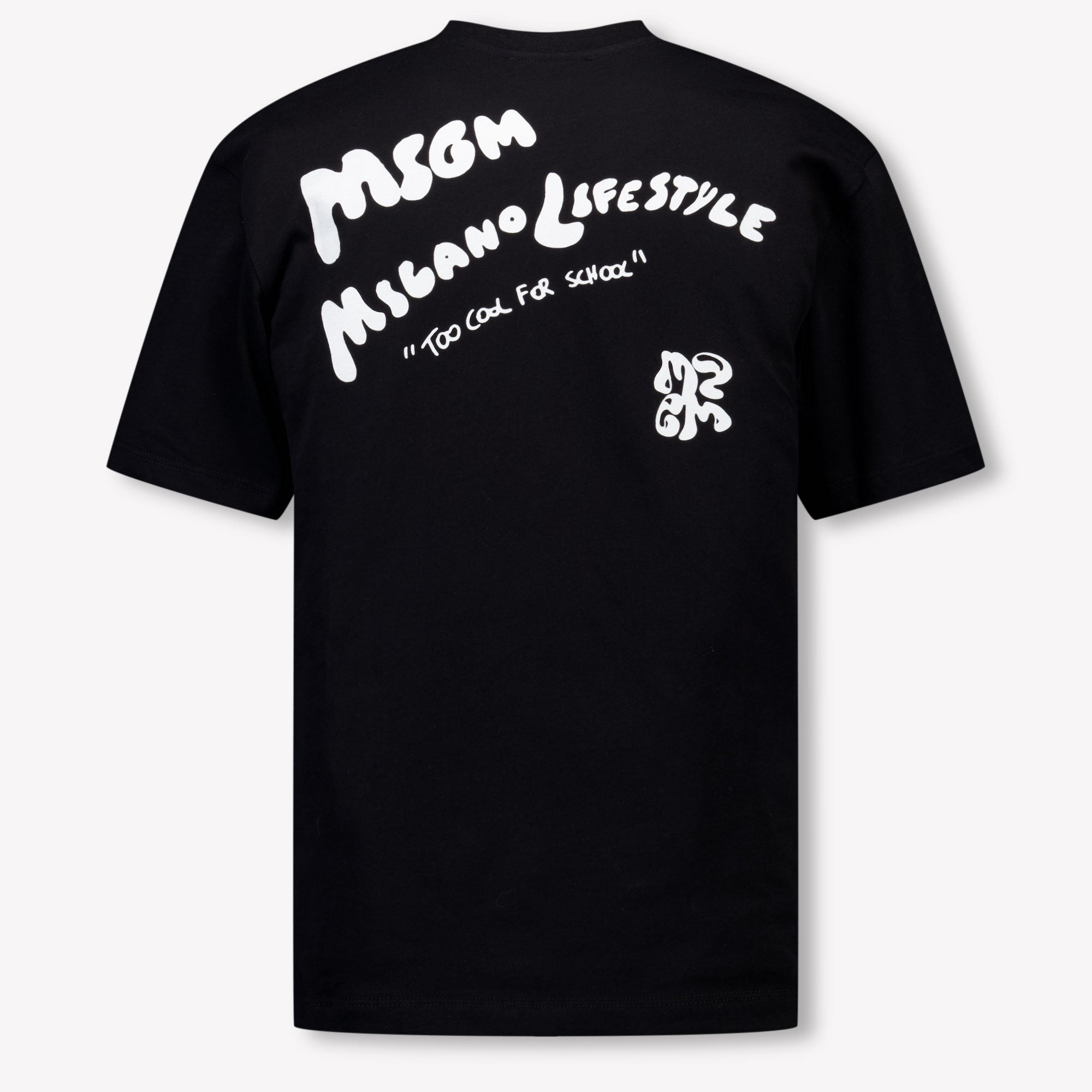 MSGM Kinder Jongens T-Shirt In Zwart