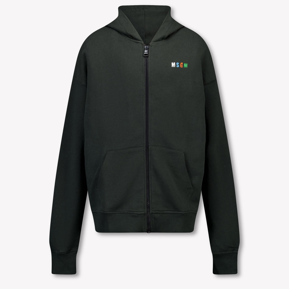 MSGM Kinder Jongens Vest In Zwart