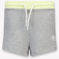 MSGM Kinder Meisjes Shorts In Grijs
