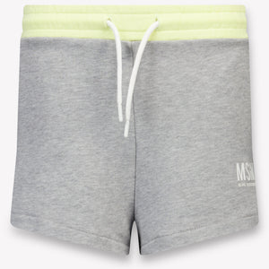 MSGM Kinder Meisjes Shorts In Grijs