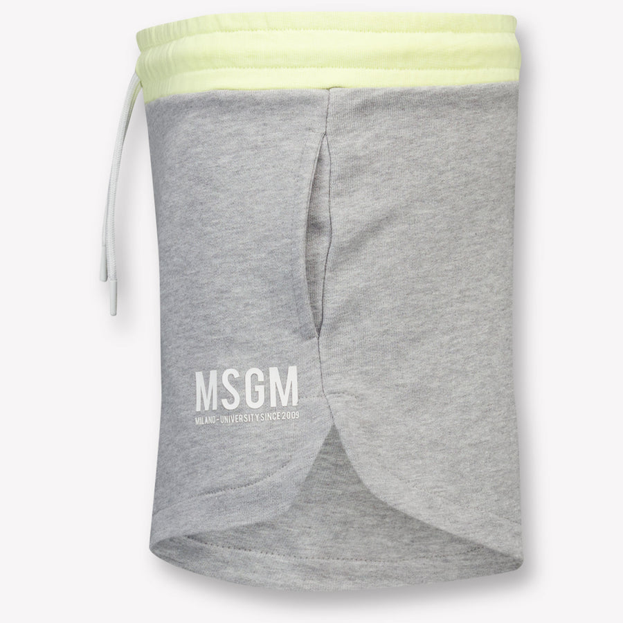 MSGM Kinder Meisjes Shorts In Grijs