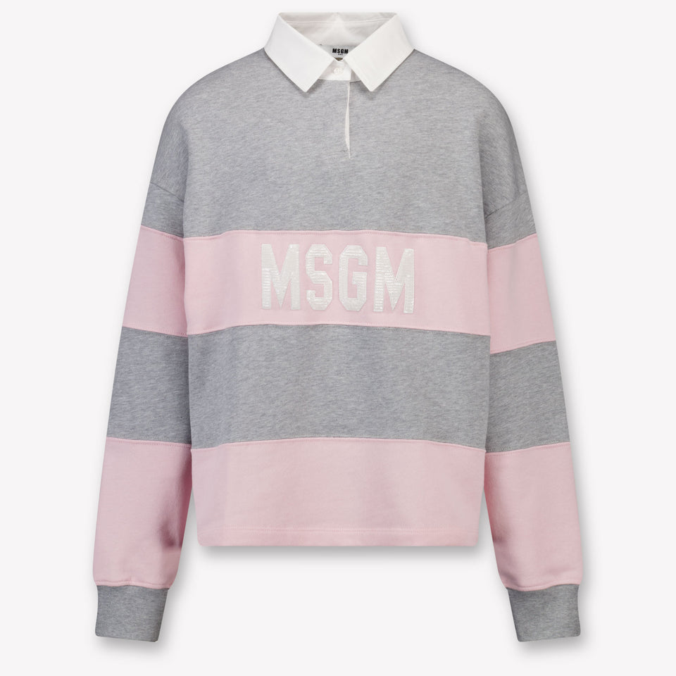 MSGM Kinder Meisjes Trui In Licht Roze