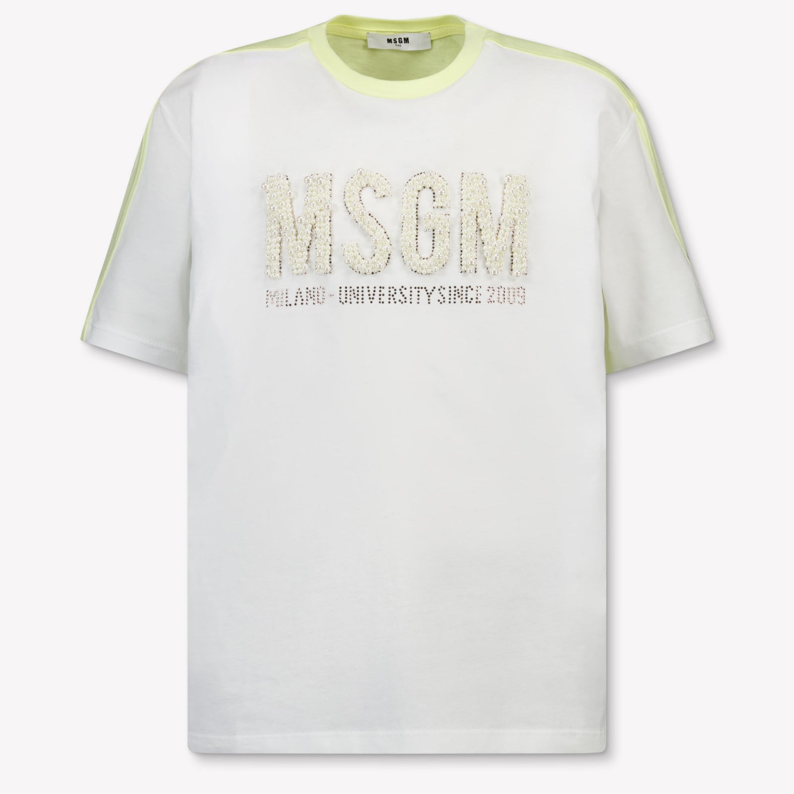 MSGM Kinder Meisjes T-Shirt In Wit