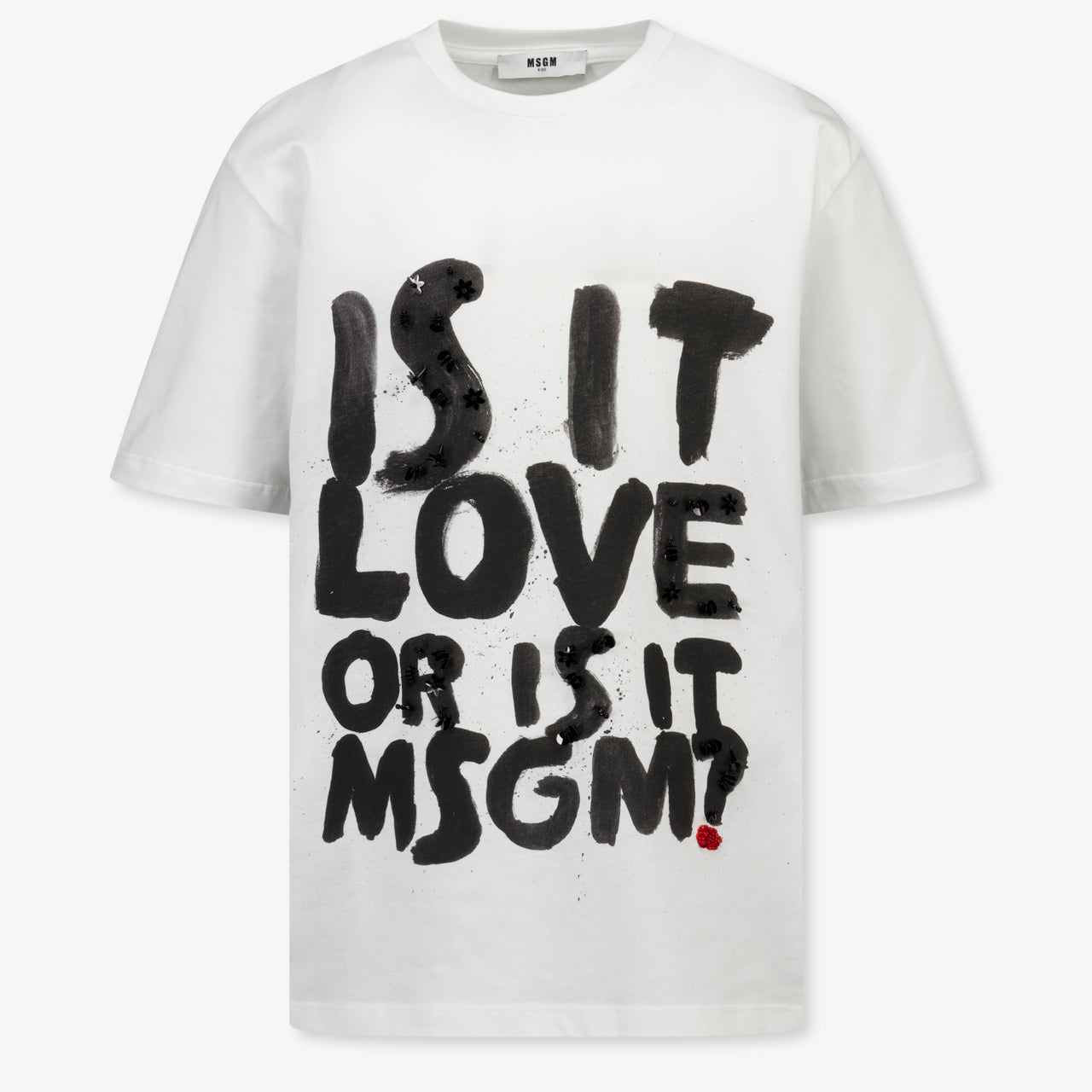 MSGM Kinder Meisjes T-Shirt In Wit