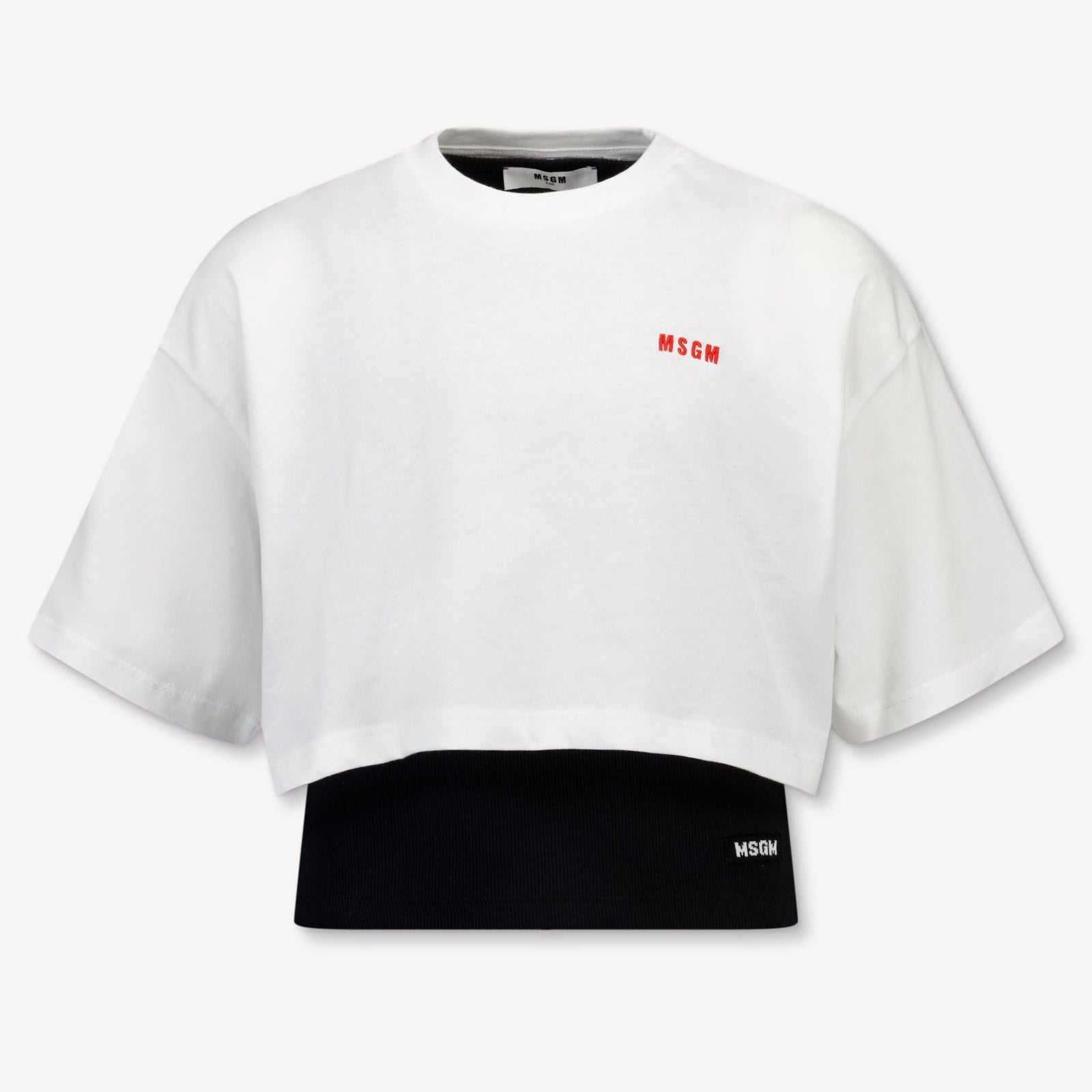 MSGM Kinder Meisjes T-Shirt In Wit