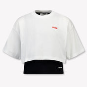 MSGM Kinder Meisjes T-Shirt In Wit