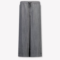 MSGM Kinder Unisex Broek In Donker Grijs