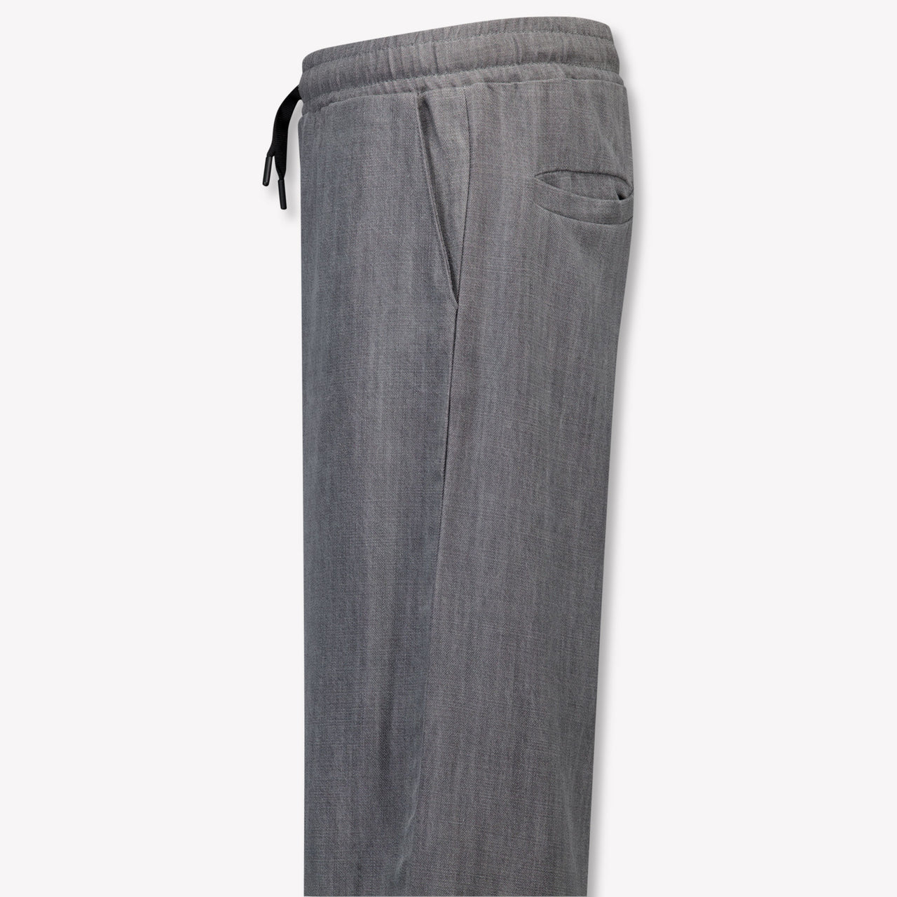 MSGM Kinder Unisex Broek In Donker Grijs