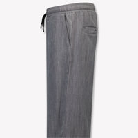 MSGM Kinder Unisex Broek In Donker Grijs